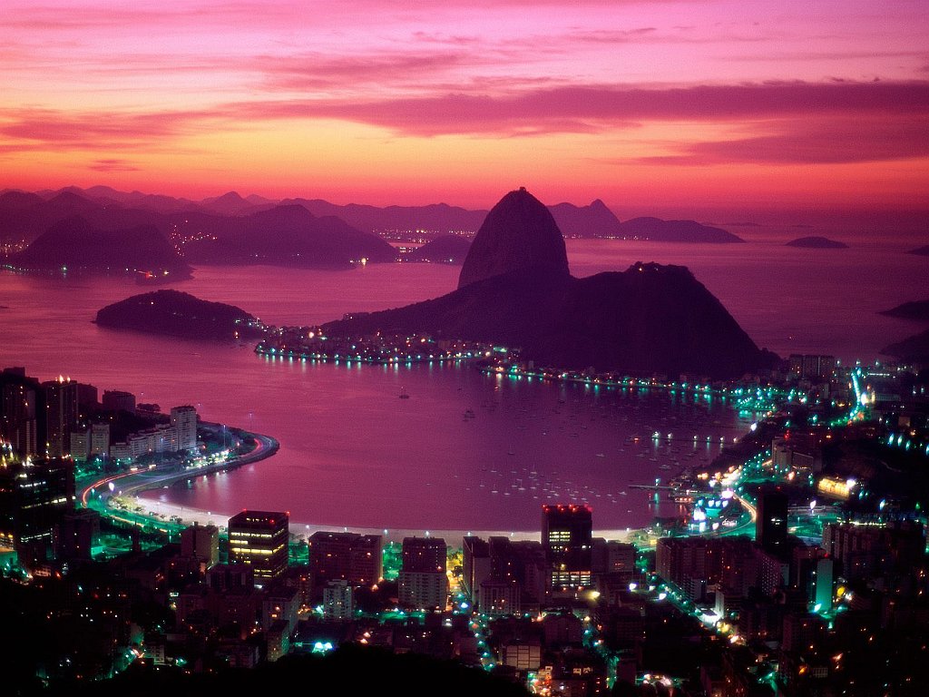Sugarloaf Mountain, Guanabara Bay, Rio de Janeiro, Brazil